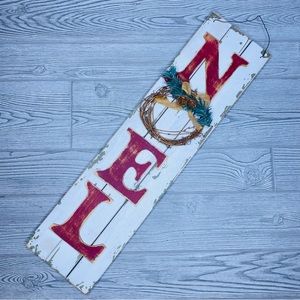 Wooden farm house decoration style Noel sign Christmas winter decoration